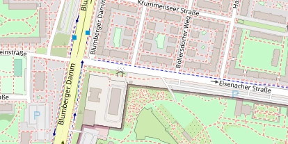 Lauf auf Satellitenbild