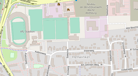 Lauf auf Satellitenbild