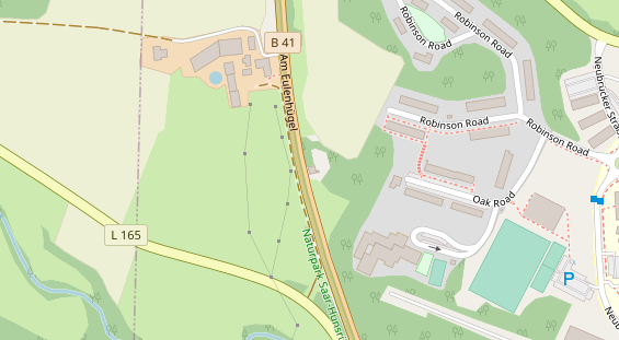 Lauf auf Satellitenbild