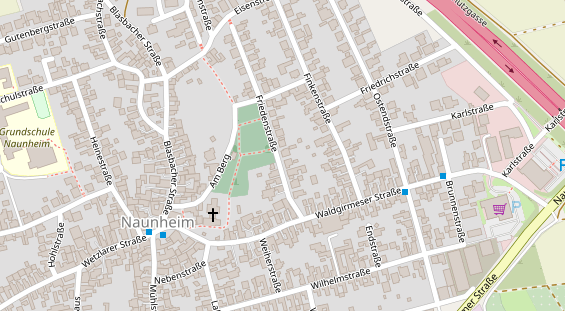 Lauf auf Satellitenbild