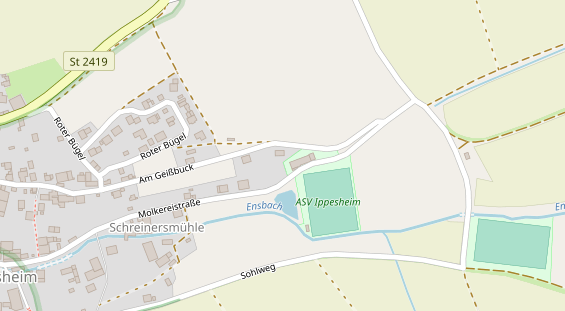 Lauf auf Satellitenbild