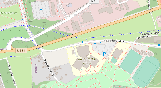 Lauf auf Satellitenbild