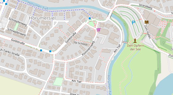 Lauf auf Satellitenbild