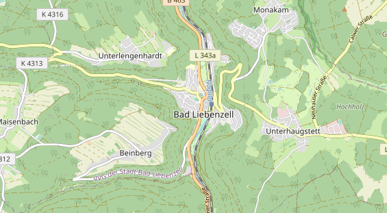 Lauf auf Karte