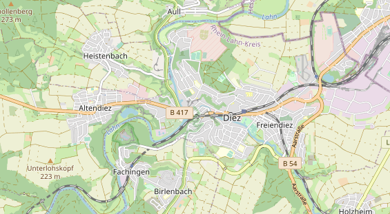 Lauf auf Karte