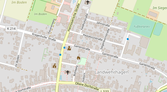 Lauf auf Satellitenbild