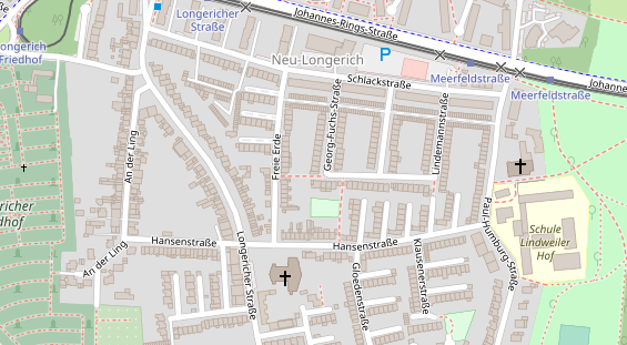 Lauf auf Satellitenbild