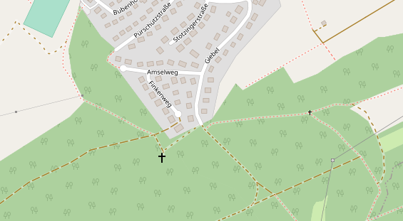 Lauf auf Satellitenbild