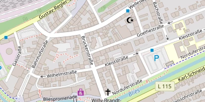 Lauf auf Satellitenbild
