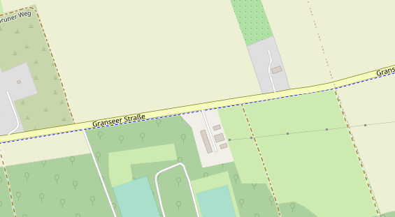 Lauf auf Satellitenbild