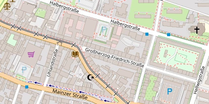 Lauf auf Satellitenbild