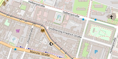 Lauf auf Satellitenbild