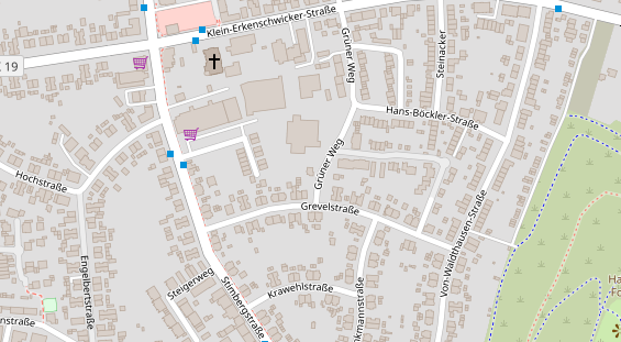 Lauf auf Satellitenbild
