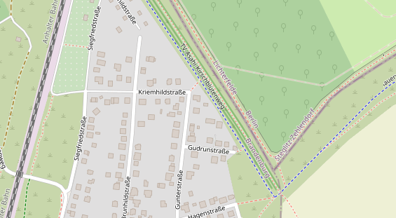 Lauf auf Satellitenbild