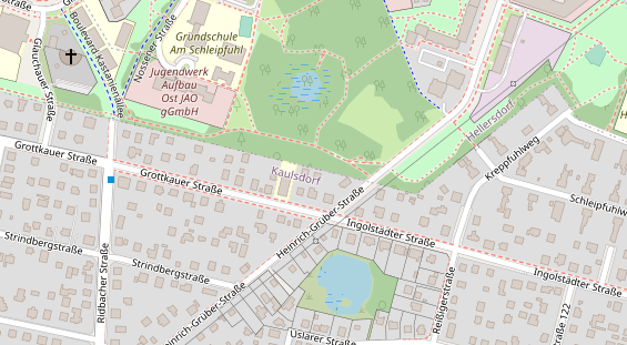 Lauf auf Satellitenbild