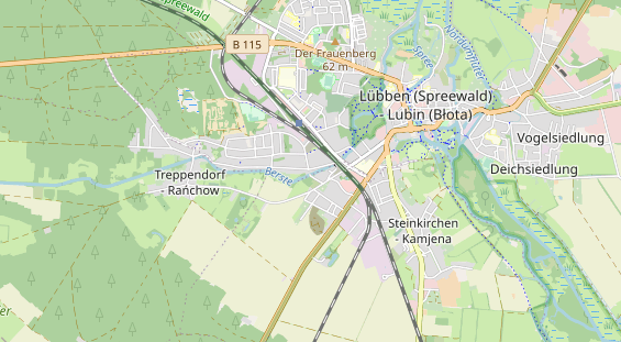 Lauf auf Karte