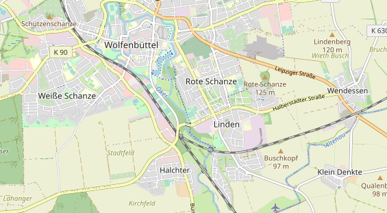 Lauf auf Karte