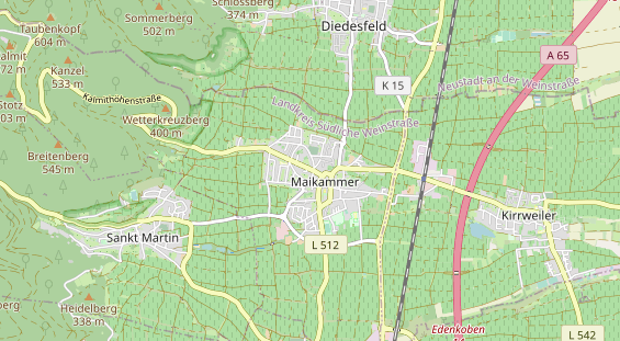 Lauf auf Karte