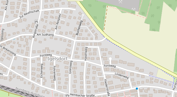 Lauf auf Satellitenbild