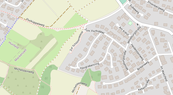 Lauf auf Satellitenbild