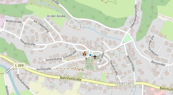 Lauf auf Satellitenbild