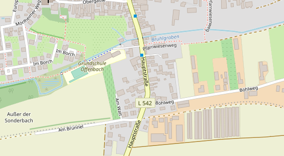 Lauf auf Satellitenbild