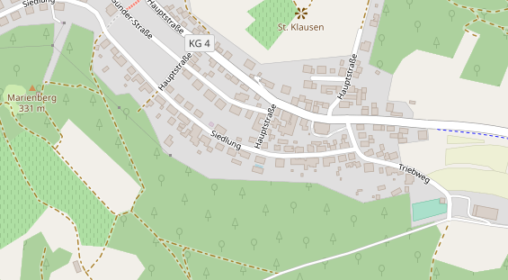 Lauf auf Satellitenbild