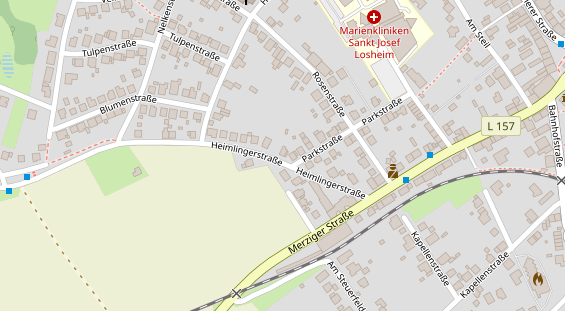 Lauf auf Satellitenbild