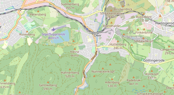Lauf auf Karte