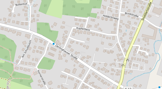 Lauf auf Satellitenbild