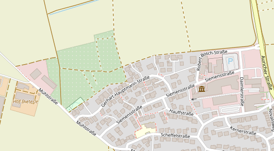 Lauf auf Satellitenbild