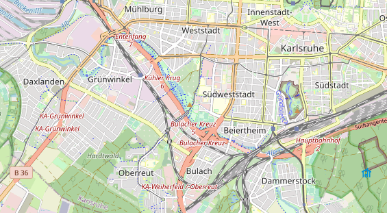 Lauf auf Karte