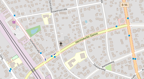 Lauf auf Satellitenbild