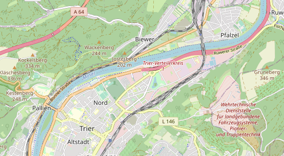 Lauf auf Karte