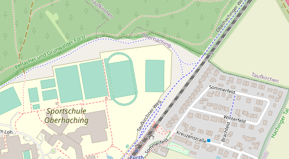 Lauf auf Satellitenbild