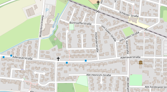 Lauf auf Satellitenbild