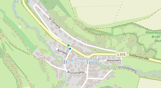 Lauf auf Satellitenbild