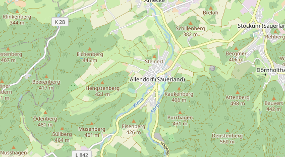 Lauf auf Karte