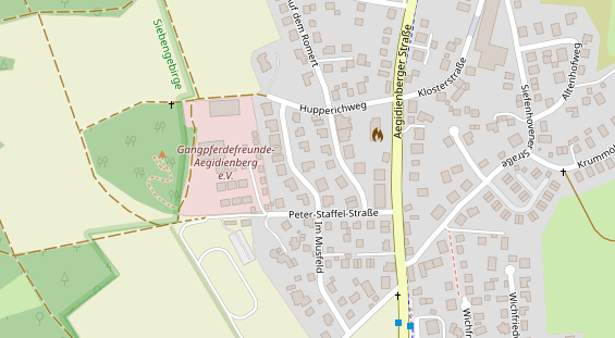 Lauf auf Satellitenbild