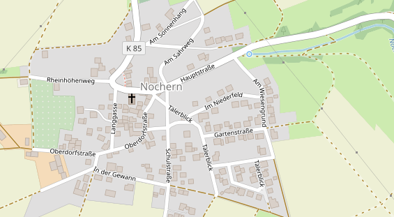 Lauf auf Satellitenbild