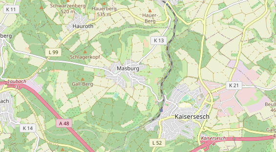 Lauf auf Karte