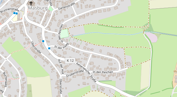 Lauf auf Satellitenbild