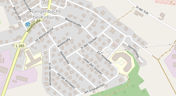 Lauf auf Satellitenbild