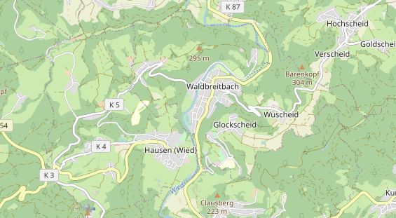 Lauf auf Karte