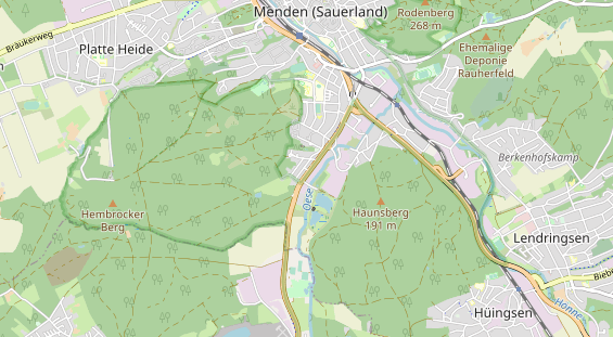 Lauf auf Karte
