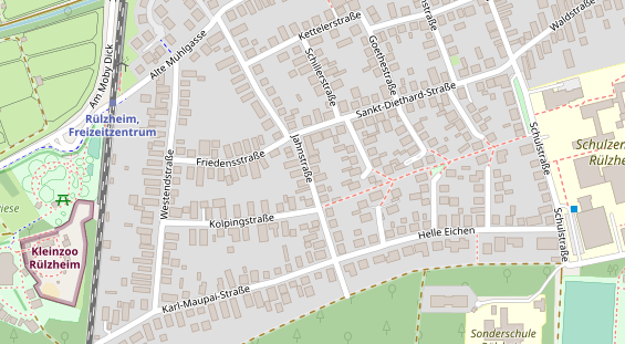 Lauf auf Satellitenbild