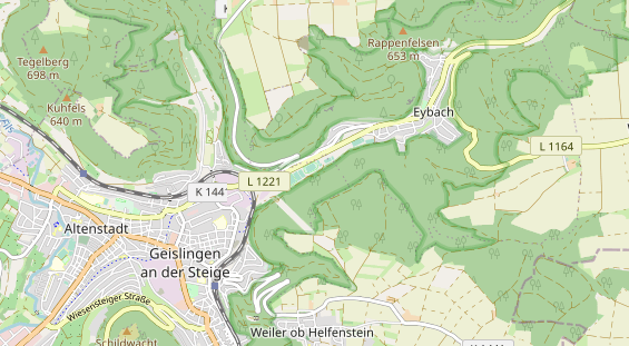 Lauf auf Karte