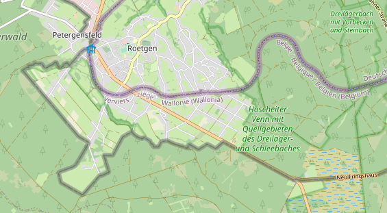 Lauf auf Karte