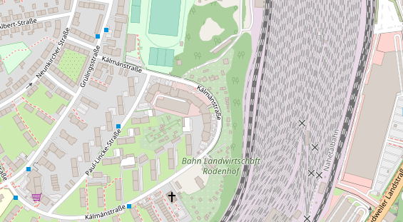 Lauf auf Satellitenbild