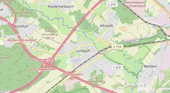 Lauf auf Karte